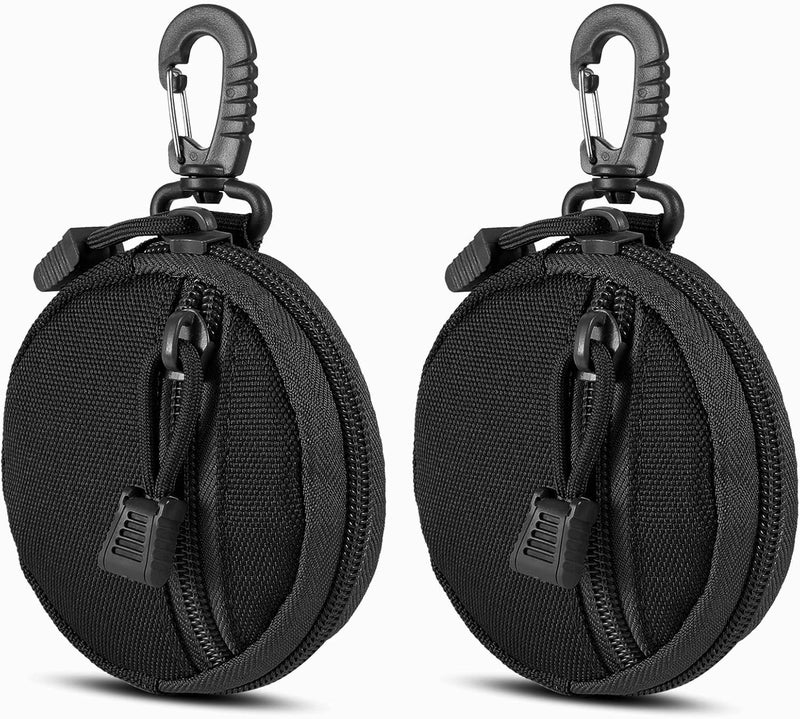 FRTKK 2 Pack Tactical Compact EDC Pouches Military Molle Utility Pouch Accessories Organizer Pouch Coin Purse Keychain Pocket Credit Card Holder Waist Pack - Image 1